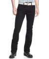 Rock a downtown hip look with these black wash jeans from RIFF.