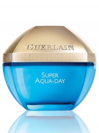 Super Aqua Day Refreshing Cream. The Desert Rose complex, originating from a flower which miraculously defies the harsh conditions of its arid environment, acts as a veritable protective shield. It reinforces the skin's internal barrier, thus increasing its reserves of moisture and increasing cellular resistance to time and external factors. Deeply hydrated skin is re-plumped, smooth, supple and radiant. A fresh, light gel creme that refines skin texture. 1.0 oz. Super Aqua Day Refreshing Cream. The Desert Rose complex, originating from a flower which miraculously defies the harsh conditions of its arid environment, acts as a veritable protective shield. It reinforces the skin's internal barrier, thus increasing its reserves of moisture and increasing cellular resistance to time and external factors. Deeply hydrated skin is re-plumped, smooth, supple and radiant. A fresh, light gel creme that refines skin texture. 1.0 oz.