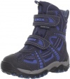 Geox CALASKABOYWPF10 Boot (Toddler/Little Kid/Big Kid),Navy/Sky,34 EU(3 M US Little Kid)