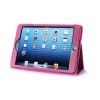 Acase Leather Case Cover with Built-In Flip Stand for Apple iPad mini - Pink (ACS-1005PUPK-MPD)