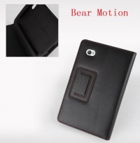 Bear motion Samsung Galaxy Tab P1000 Black Leather Folio Cover - 100% Top Grain Leather Bear motion Samsung Galaxy Tab P1000 Black Leather Folio Cover - 100% Top Grain Leather