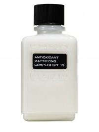 Antioxidant Mattifying Complex. Twelve-hour continuous control for oily skins. Helps reduce pore size and absorb excess oil without dehydrating skin. Broad-spectrum SPF 15 and antioxidants help prevent environmental damage. For Normal to Extremely Oily skin. 3 oz. 