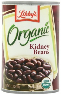 Libby's Organic Dark Red Kidney Beans, 15-Ounce Cans (Pack of 12) Libby's Organic Dark Red Kidney Beans, 15-Ounce Cans (Pack of 12)