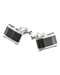 A handsome pair of cufflinks offers top-notch refinement and modern flair with this fine offering from Montblanc. A handsome pair of cufflinks offers top-notch refinement and modern flair with this fine offering from Montblanc.