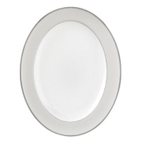 Monique Lhuillier for Royal Doulton Pointe d'Esprit 13-1/2-Inch Platter Monique Lhuillier for Royal Doulton Pointe d'Esprit 13-1/2-Inch Platter