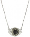 Judith Jack Reversibles Sterling Silver, Swarovski Marcasite and Crystal Evil Eye Pendant Necklace