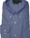 Lauren By Ralph Lauren Non Iron Thin Striped Dress Shirt