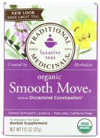 Traditional Medicinals Organic Smooth Move, 16-Count Boxes (Pack of 6) Traditional Medicinals Organic Smooth Move, 16-Count Boxes (Pack of 6)