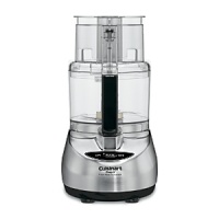 With a large, sturdy Lexan work bowl, a compact build and an array of helpful features, this 9-cup food processor makes cooking from scratch - even on a work night - a smooth process. The large feed tube accommodates whole vegetables and fruits, and the multiple blades, chop, dice, shred and more. The brushed stainless finish adds a touch of elegance to any modern kitchen. Manufacturer's full 10-year motor warranty and limited 3-year warranty. With a large, sturdy Lexan work bowl, a compact build and an array of helpful features, this 9-cup food processor makes cooking from scratch - even on a work night - a smooth process. The large feed tube accommodates whole vegetables and fruits, and the multiple blades, chop, dice, shred and more. The brushed stainless finish adds a touch of elegance to any modern kitchen. Manufacturer's full 10-year motor warranty and limited 3-year warranty.