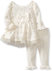 Sweet Heart Rose Baby-girls Infant Sparkle Knit Legging Set, Ivory, 18 Months Sweet Heart Rose Baby-girls Infant Sparkle Knit Legging Set, Ivory, 18 Months