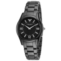 Emporio Armani Women's AR1441 CeramicSlim Black Dial Watch Emporio Armani Women's AR1441 CeramicSlim Black Dial Watch