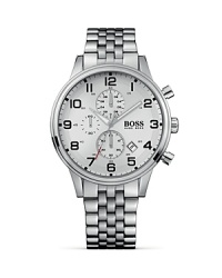 The HB 2006 family is inspired from elegant and classic aviator chronographs. The chronograph function gives the possibility to measure intermediate times with tenth of seconds precision. From HUGO BOSS. The HB 2006 family is inspired from elegant and classic aviator chronographs. The chronograph function gives the possibility to measure intermediate times with tenth of seconds precision. From HUGO BOSS.