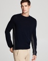 An essential crewneck sweater to get you through the cold weather months, in a classic color, from Vince.
