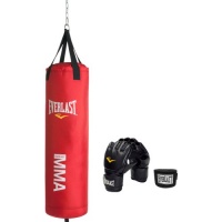 Everlast Mixed Martial Arts Heavy Bag Kit,Red, 70-Pound) Everlast Mixed Martial Arts Heavy Bag Kit,Red, 70-Pound)