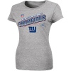 New York Giants 2011 NFC Conference Champions Trophy Collection Women's Plus Size T-Shirt 4 XLARGE
