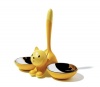 A di Alessi Tigrito Cat Bowl, Yellow