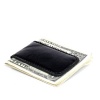 Black Leather Magnetic Money Clip