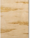 Couristan 1424/2020 RYTHMIA Dusk 42-Inch by 66-Inch Wool Area Rug, Beige/Wheatfield