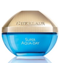 Super Aqua Day Comfort Cream SPF10. The Desert Rose complex, originating from a flower which miraculously defies the harsh conditions of its arid environment, acts as a veritable protective shield. It reinforces the skin's internal barrier, thus increasing its reserves of moisture and increasing cellular resistance to time and external factors. Deeply hydrated skin is re-plumped, smooth, supple and radiant. A rich cream that protects the skin and wraps it in pure comfort. 1.7 oz. Super Aqua Day Comfort Cream SPF10. The Desert Rose complex, originating from a flower which miraculously defies the harsh conditions of its arid environment, acts as a veritable protective shield. It reinforces the skin's internal barrier, thus increasing its reserves of moisture and increasing cellular resistance to time and external factors. Deeply hydrated skin is re-plumped, smooth, supple and radiant. A rich cream that protects the skin and wraps it in pure comfort. 1.7 oz.