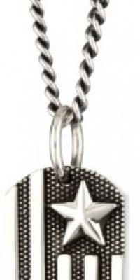 King Baby Small Flag Dog Tag Pendant Necklace King Baby Small Flag Dog Tag Pendant Necklace
