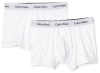 Calvin Klein Men's Microfiber Stretch 2 Pack Trunk, White, Medium