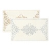 A French-inspired floral scroll pattern adds polish to this plush, super soft cotton bath rug.