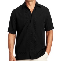 Cubavera Men's Big-Tall Short Sleeve L-Shape Embroidered Shirt Cubavera Men's Big-Tall Short Sleeve L-Shape Embroidered Shirt