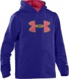 Girls’ Armour® Fleece Storm Big Logo Hoodie Tops by Under Armour