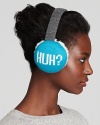 Say what? Stay warm in style with these cheeky, faux-fur lined earmuffs from kate spade new york.