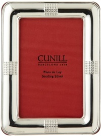 Cunill Barcelona Navarro Sterling Silver Frame, 3.5 x 5