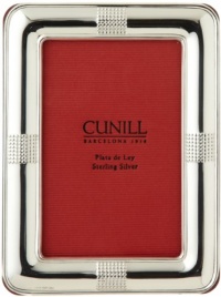 Cunill Barcelona Navarro Sterling Silver Frame, 3.5 x 5 Cunill Barcelona Navarro Sterling Silver Frame, 3.5 x 5