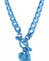 Juicy Couture Dreaming In Color Neon Starter Neon Blue Necklace