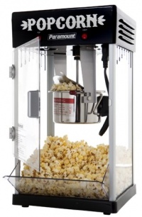 Deluxe 4oz Black Popcorn Maker Machine by Paramount - New 4 oz Theater Popper Deluxe 4oz Black Popcorn Maker Machine by Paramount - New 4 oz Theater Popper