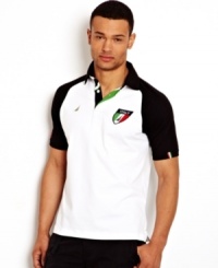 Celebrate your country in style with this Italy-inspired polo shirt from Nautica. Celebrate your country in style with this Italy-inspired polo shirt from Nautica.