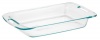 Pyrex 3 Qt Oblong Baking Dish, Clear, 9 x 13