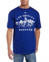 MLB Men's Los Angeles Dodgers Big City Dreams Short Sleeve Basic Tee (Deep Royal, Large)