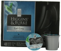 Higgins & Burke Tea Capsules, Earl Grey Package compatible with Keurig K-Cup Brewers, 48 Count Higgins & Burke Tea Capsules, Earl Grey Package compatible with Keurig K-Cup Brewers, 48 Count