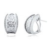 Effy Jewlery Balissima Sterling Silver Diamond Earrings, .39 TCW