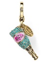 Celebrate with a sparkling champagne bottle charm from Juicy Couture.