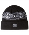 BBrrr! 'Memba to grab this solid beanie with unique pattern band by O'Neill as you head out the door.