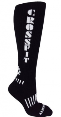 MOXY Socks Knee-High Black with White Ultimate CrossFit Socks MOXY Socks Knee-High Black with White Ultimate CrossFit Socks
