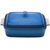 Le Creuset Stoneware 4-1/2-Quart Rectangular Casserole with Lid, Marseille