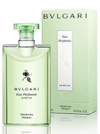 Structured around the refreshing vitality and purity of green tea, it is an expression of elegance and personal indulgence. Delicate perfumed Eau Parfumée au thé vert shampoo whose gentle cleansing action makes it perfect for daily use. Dermatologist tested. Top note: Italian Bergamot. Heart note: Green Tea. Base Note: Pepper. 6.8 oz. Structured around the refreshing vitality and purity of green tea, it is an expression of elegance and personal indulgence. Delicate perfumed Eau Parfumée au thé vert shampoo whose gentle cleansing action makes it perfect for daily use. Dermatologist tested. Top note: Italian Bergamot. Heart note: Green Tea. Base Note: Pepper. 6.8 oz.