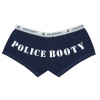 Blue POLICE BOOTY Booty Shorts