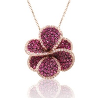 Effy Jewelry Effy Ruby Bloom® Ruby & Diamond Pendant in 14k Rose Gold 2.49 TCW. Effy Jewelry Effy Ruby Bloom® Ruby & Diamond Pendant in 14k Rose Gold 2.49 TCW.