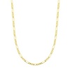 Men's 14k Gold 1.28mm Figaro Chain Necklace