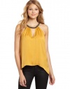 BCBGMAXAZRIA Women's Lace Woven Sportswear Top