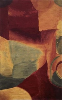 Aria Liora Manne Sonia Fire Contemporary 3'5 x 5'5 Rug- 6223-24 Aria Liora Manne Sonia Fire Contemporary 3'5 x 5'5 Rug- 6223-24
