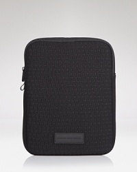 A logo-covered MARC BY MARC JACOBS tablet case perfects geek chic.