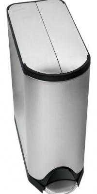 simplehuman Butterfly Step Recycler, Fingerprint-Proof Brushed Stainless Steel, 20+20 Liters/ 5.3+5.3 Gallons simplehuman Butterfly Step Recycler, Fingerprint-Proof Brushed Stainless Steel, 20+20 Liters/ 5.3+5.3 Gallons